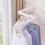 Vurahome - �tendoir � linge mural, �tendoir � linge r�tractable, gain de place, �tendoir � linge, pliable ...