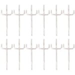 Etereauty crochets crochets métal panneau suspendu s peg Étagère fil rack 4 pouces lot de 50 cintres ... Etereauty crochets crochets métal panneau suspendu s peg Étagère fil rack 4 pouces lot de 50 cintres ...