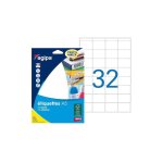 tiquettes adresses 24 x 33, 5 mm agipa 114012 - bote de 512
