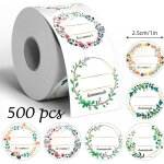 Etiquettes autocollantes, 500pi�ces �tiquettes � confiture stickers, etiquettes autocollantes bocaux ...