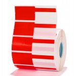Étiquettes autocollantes niimbot 38 x 25 + 40 mm, 1 000 pièces, pour imprimante k3 / w kabli rouge Étiquettes autocollantes niimbot 38 x 25 + 40 mm, 1 000 pièces, pour imprimante k3 / w kabli rouge