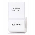 tiquettes autocollantes niimbot pour b3s 80 x 70 mm, 95 pices
