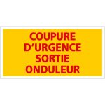 �tiquette coupure d?urgence sortie onduleur ? signalisation photovolta�que