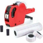 Etiquette, pince à étiquettes 1 ligne 8 caractères kit de pistolet à étiquettes de prix de détail avec ... Etiquette, pince à étiquettes 1 ligne 8 caractères kit de pistolet à étiquettes de prix de détail avec ...