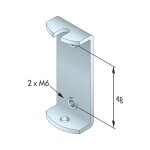 Etrier support moteur t5 72x30 2m6 ent48 - simu