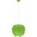 Etude suspension lampe verte enfichable fleur suspension acier bricoler eglo filetta 92988