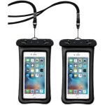 �tui �tanche pour smartphone (2 unit�s, ipx8, 7, 2 pouces, noir), compatible avec iphone, samsung et ...