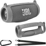 �tui en silicone pour haut - parleur bluetooth portable �tanche jbl charge 5, housse en gel souple, pochette ...