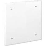Eur ohm - couvercle de finition - fixation par vis (non dcl) 155x155 . ref : 511 05