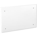 Eur ohm - couvercle de finition - fixation par vis (non dcl) 195x135 . ref : 510 04 Eur ohm - couvercle de finition - fixation par vis (non dcl) 195x135 . ref : 510 04