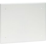 Eur ohm - couvercle de finition - fixation par vis (non dcl) 290x230 . ref : 510 06