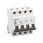 Eur ohm - disjoncteur ttrapolaires courbe c connexion vis haut / bas - ip20 / ik02 2a 6ka