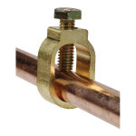 Piquet terre cuivr� - 1m - rond �13, 7mm 25um