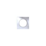 Eurohm square plaque simple silver - 60490