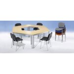 Eurokraftbasic - eurokraft basic, table polyvalente, trapézoïdal, h x l x p 740 Eurokraftbasic - eurokraft basic, table polyvalente, trapézoïdal, h x l x p 740