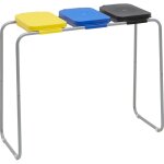 Eurokraftbasic - eurokraft basic, support en acier pour sacs - poubelle avec