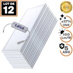 Europalamp - 12 dalles led premium ultra slim 120x30 40w blanc froid 6000k