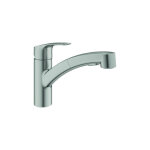 Eurosmart mitigeur d'�vier avec douchette extractible, supersteel (30305dc1) - grohe