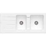 Villeroy&boch - evier 1 bac et demi architectura villeroy et boch 80 116 x 51 cm blanc sans vidage