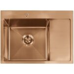 �vier en acier rea fin brush copper 62