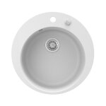 �vier , blanc, 50. 5 x 50. 5 cm rond, bergstr�m