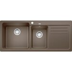 Blanco - evier naya 8s silgranit - 000000 - egouttoir a droite