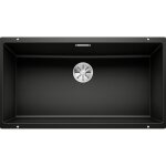 Blanco subline 800 - �vier en silgranit, 83x46 cm, noir 526005