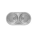 Roca - evier inox 2 cuves duo dimensions : 840x440x145 mm Roca - evier inox 2 cuves duo dimensions : 840x440x145 mm