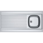Evier monocuve inox spx avec �gouttoir 1200x600cm � poser man 711 - 1200 franke 082522