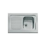 Franke - evier monocuve inox spx avec gouttoir 900x600cm  poser man 711 - 900 082508