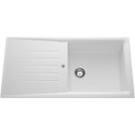 Aquatop - evier en naturalite à encastrer 1 bac, 1 égouttoir slave - couleur: blanc - dimensions: 1000 ... Aquatop - evier en naturalite à encastrer 1 bac, 1 égouttoir slave - couleur: blanc - dimensions: 1000 ...