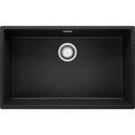 Primagran evier sous plan 76x47cm, evier en granit 1 bac + kit de vidage, Évier au meuble 80cm - london, ... Primagran evier sous plan 76x47cm, evier en granit 1 bac + kit de vidage, Évier au meuble 80cm - london, ...