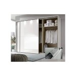 Evotrade - systme coulissant en kit pour armoires  portes suspendues. pour 2 portes - profil de rail ...