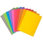 Exacompta - sous - chemise standard 80 g rock's 22 x 31 cm - paquet de 30 - coloris assortis - maxiburo ...