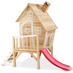 Exit toys - maisonnette en bois exit fantasia 300 - naturel
