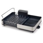 Extend? joseph joseph, passoire extensible avec dedrainage spout, acier inoxydable, 2 parties coulissantes, ...