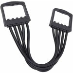 [jamais utilis�] extenseur de poitrine fitness, 5 tubes �lastiques d�tachables, fitness cable exorciseur, ...