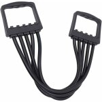 Extenseur de poitrine fitness, 5 tubes �lastiques d�tachables, fitness cable exorciseur, chest expander ...