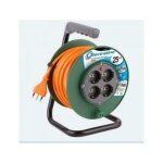 Electraline - extension �lectrique 25 mt avec enrouleur de c�ble 4 schuko + 10 / 16a 49018