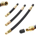 Extension valve pneu pneu flexible tuyau valve en caoutchouc adaptateur valve pneu raccord prolongateur ...