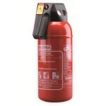 Extincteur gloria p2gm, poudre, 2 kg, classe de feu 13a, 89b, avec support pour voiture