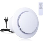Extracteur d'air 95mm silencieux ventilation, ventilateur am�lior� trois vitesses de vent avec t�l�commande ...