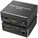Extracteur audio hdmi vers optique et 3, 5 mm, adaptateur 4k 30hz pour home cin�ma, convertisseur audio ...