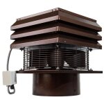 Extracteur de fume pour conduit rond 25 cm aspirateur aspire - fume lectrique ventilateur d'aspiration ...