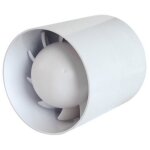 Extracteur he'licoidal cylindrique de premie're corporation pour conduits 100 mm couleur blanche ventilation ...