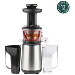 Extracteur de jus - hkoenig - gsx12 - 400 w - 1 l - inox / noir Extracteur de jus - hkoenig - gsx12 - 400 w - 1 l - inox / noir