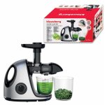 Extracteur de jus lent 150 w pour fruits et lgumes pression  froid klausberg kb - 7863