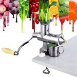 Extracteur de jus manuel en acier inoxydable - extracteur de jus - id�al pour l'herbe de bl� et les l�gumes ...