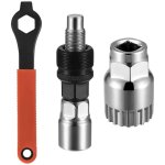 Extracteur de manivelle de p�dalier de v�lo, outil r�paration de v�lo d�monte p�dalier vtt, avec cl� ...