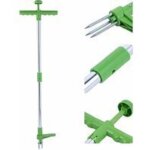 Extracteur de mauvaises herbes et outil d'extraction de racine de d�sherbeur vertical rotatif t�lescopique ...